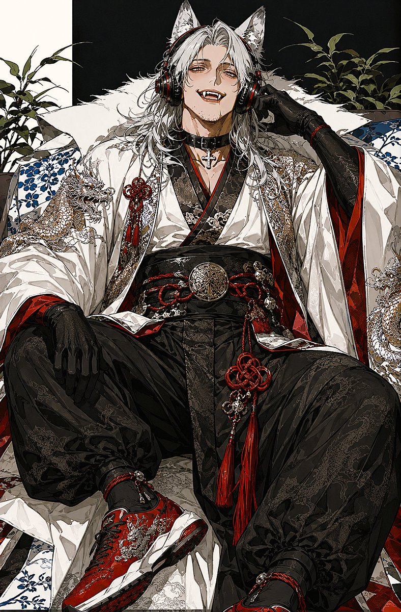 Japanese-Western Fusion Fashion Model preview image 3
