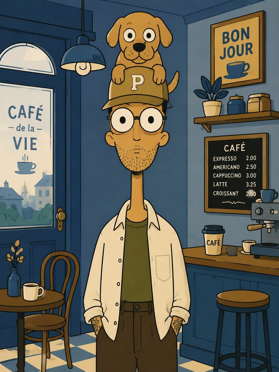 Bizarre Flat Cartoon Portrait preview image 2