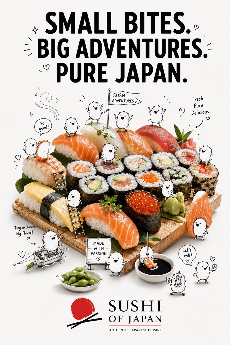 Composite Brand Advertisement with Doodles preview image 3