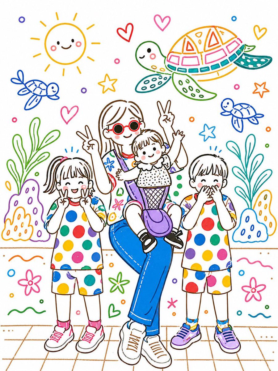 Family Portrait Storybook Illustration preview image 2