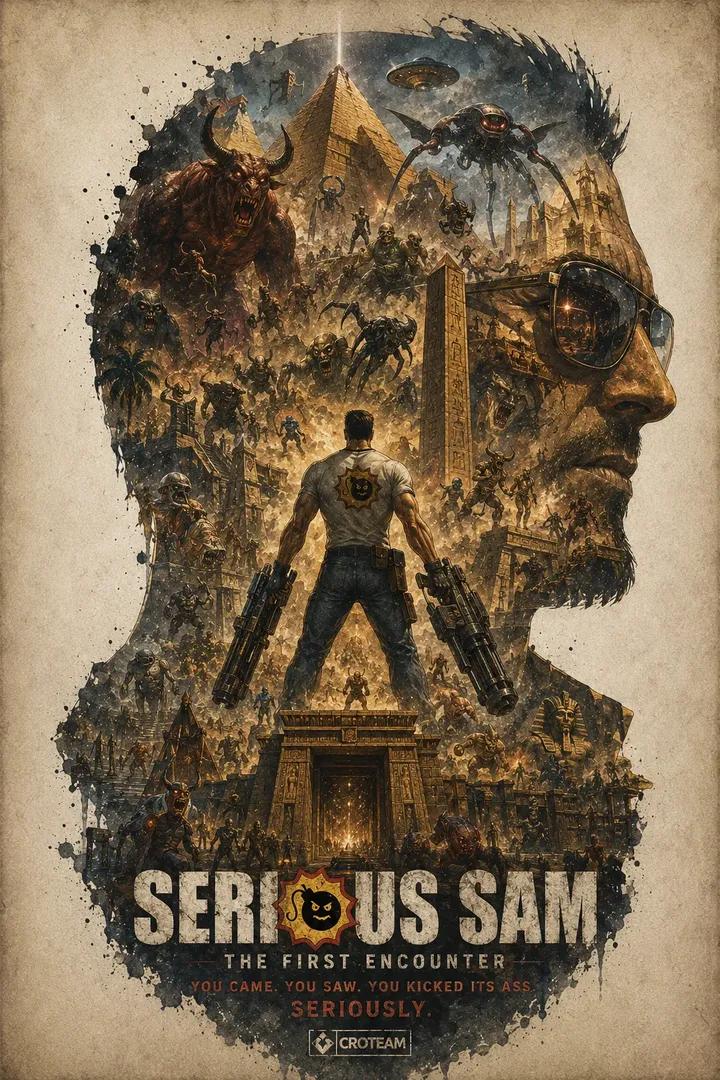 Wild West Double Exposure Poster preview image 2