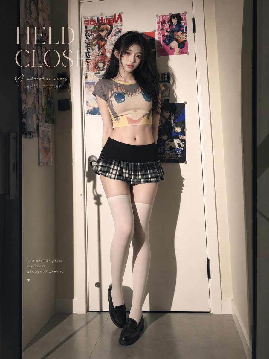 柔和阳光下的动漫卧室自拍 - 1 preview image 2