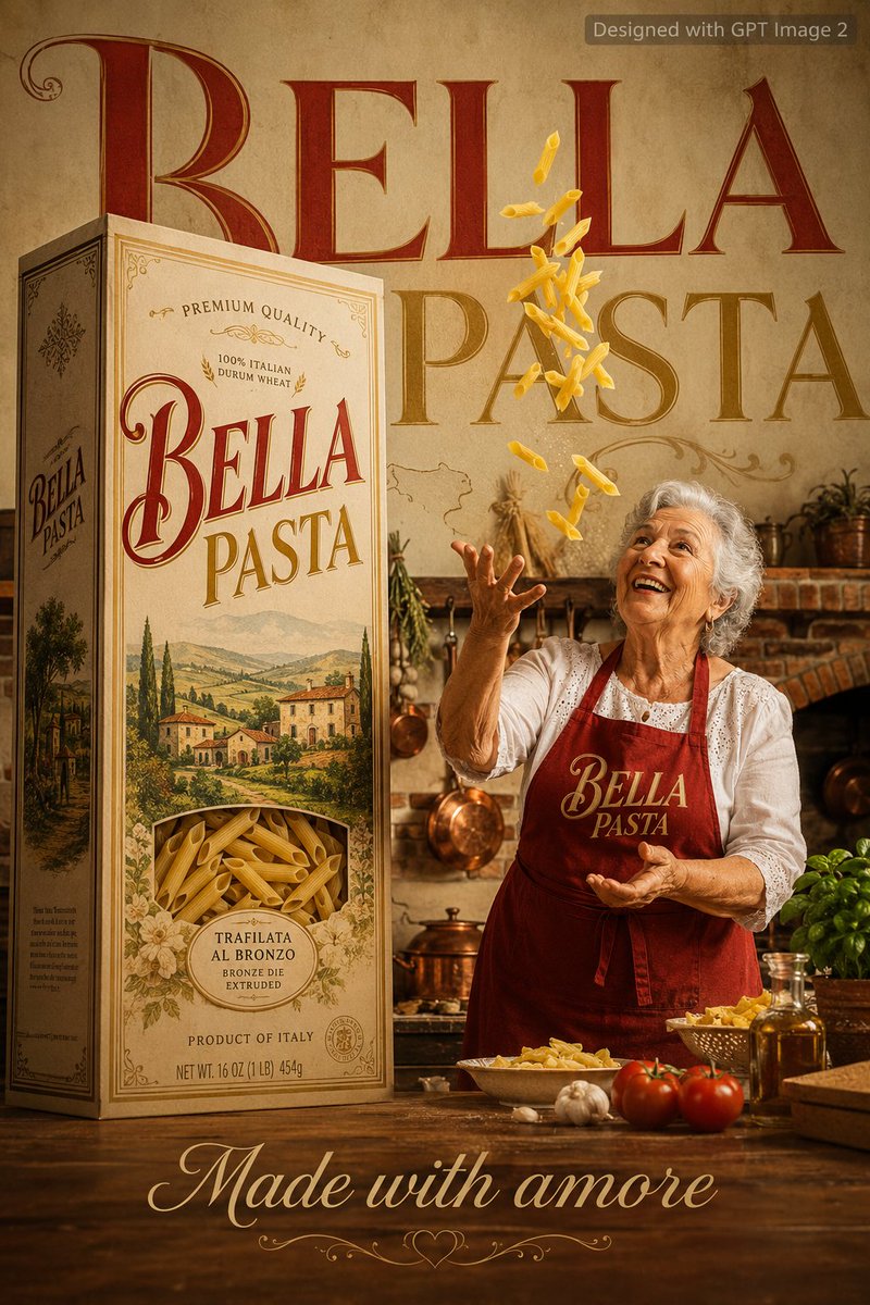 Italian Food Advertisement Poster preview image 1