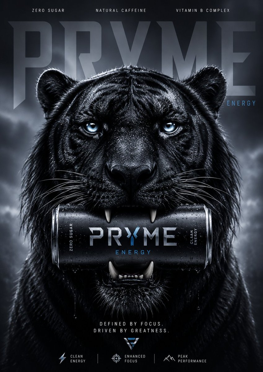Luxury Energy Drink Snow Leopard Ad - 1 preview image 2