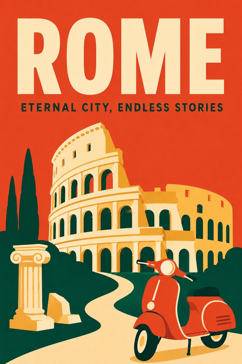 Minimalist Travel Poster Template preview image 2