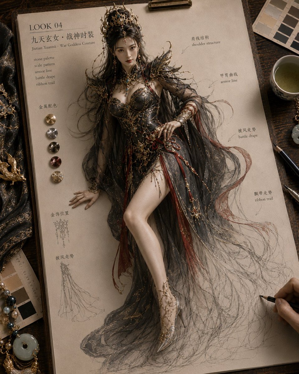 Mythical Haute Couture Sketch Workspace - 1 preview image 4