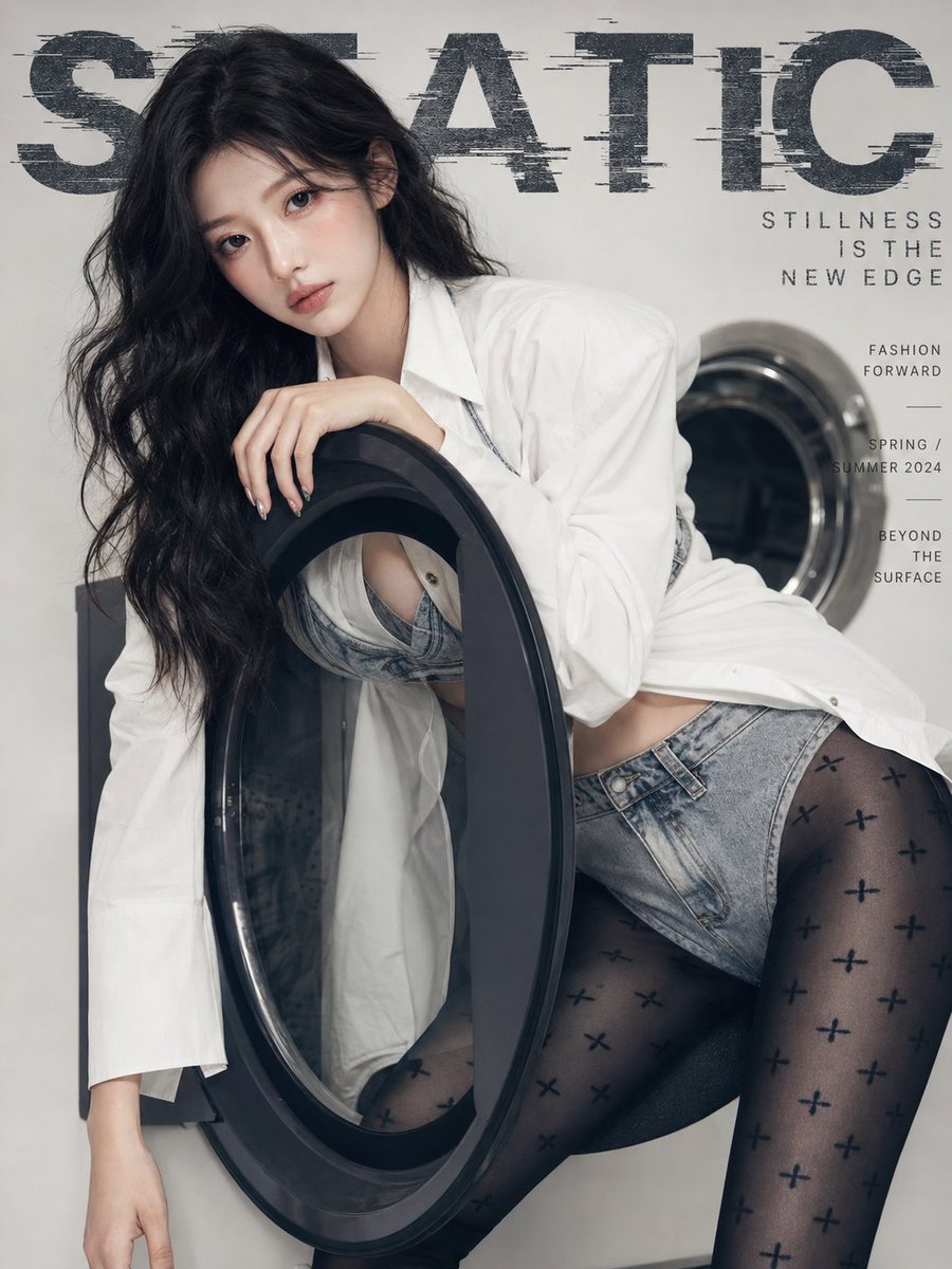 Laundromat Fashion Editorial Cover preview image 2