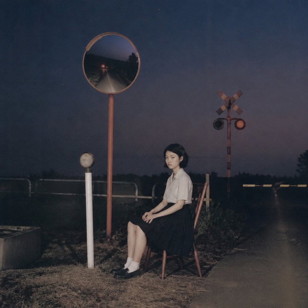 Lonely Night Railway Crossing Attendant preview image 1