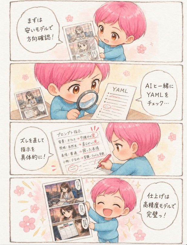 Watercolor AI Manga Workflow Comic preview image 1