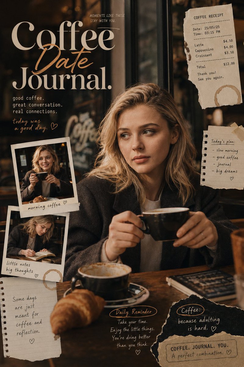 Coffee Date Journal Editorial Poster - 1 preview image 2