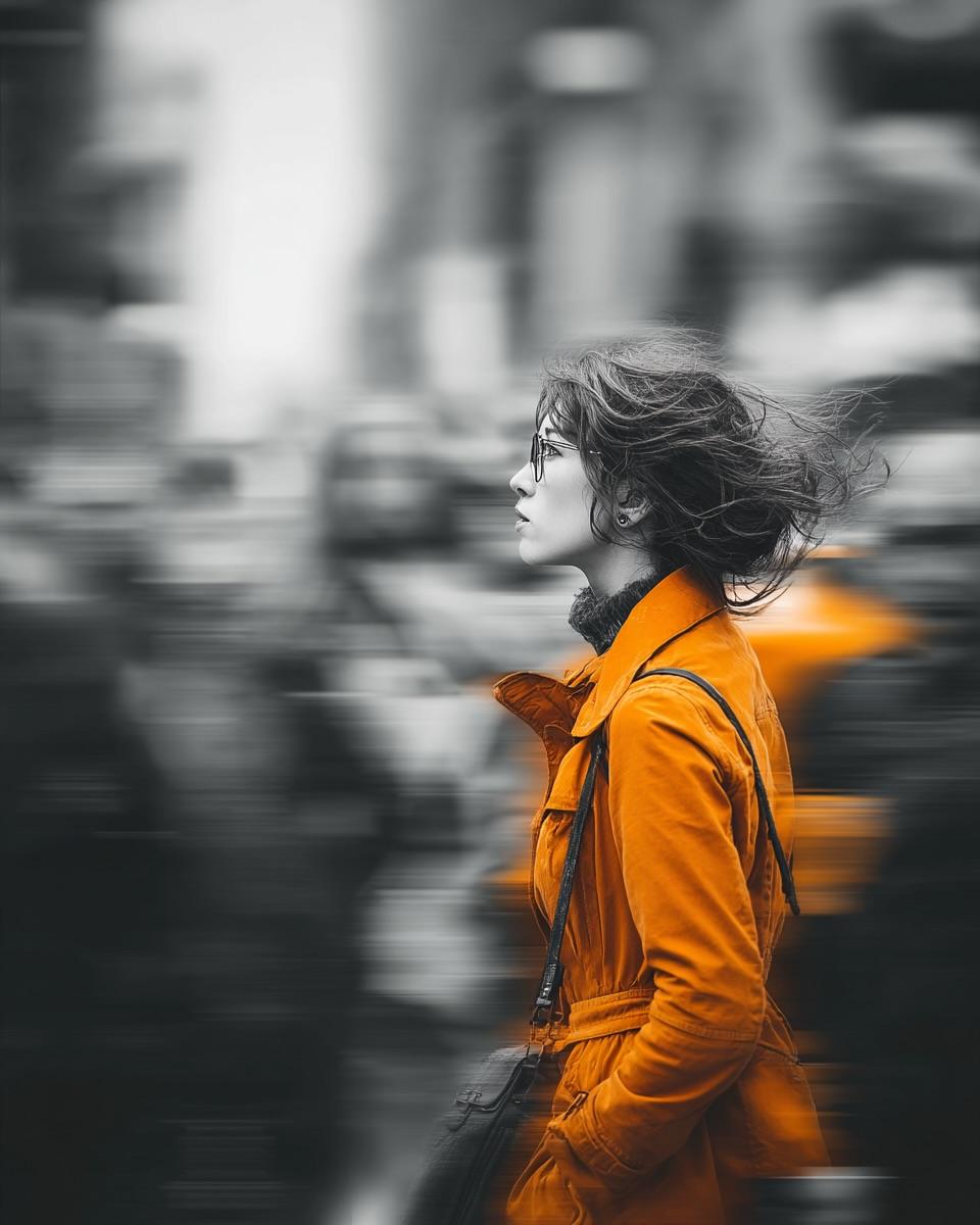 Selective Color Urban Portrait - 1 preview image 2