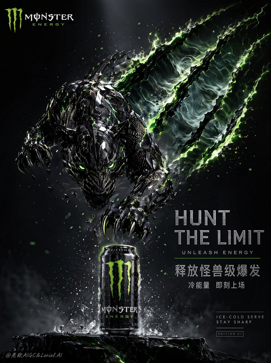 Cinematic Beast Energy Drink Poster - 1 preview image 1