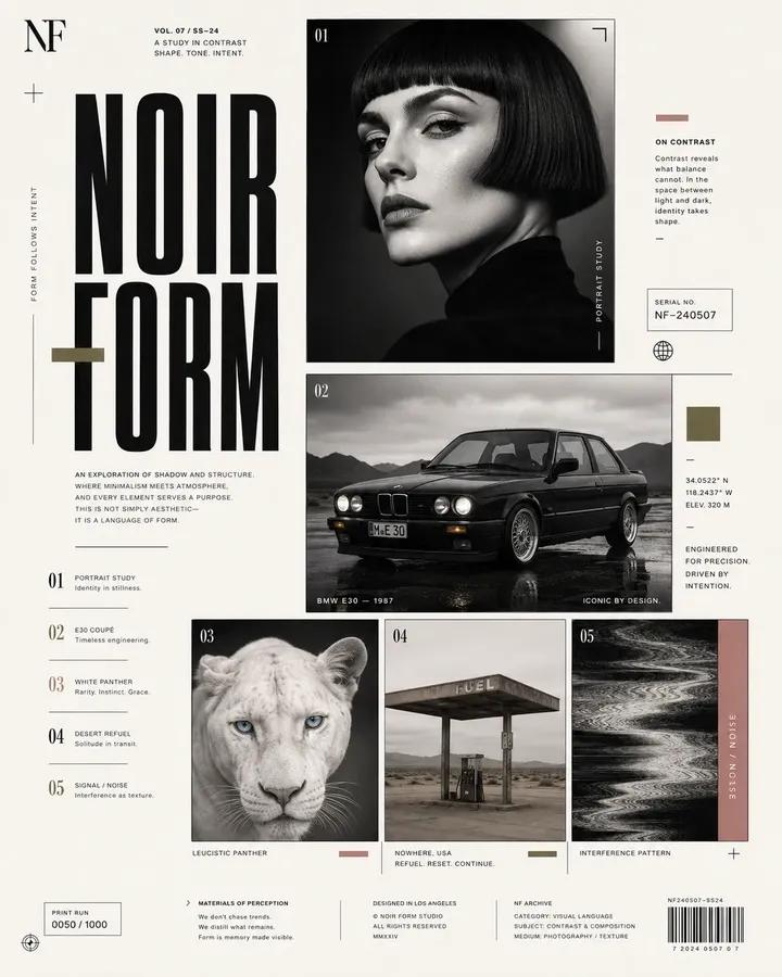 Avant-Garde Modular Graphic Design Poster - 1 preview image 4