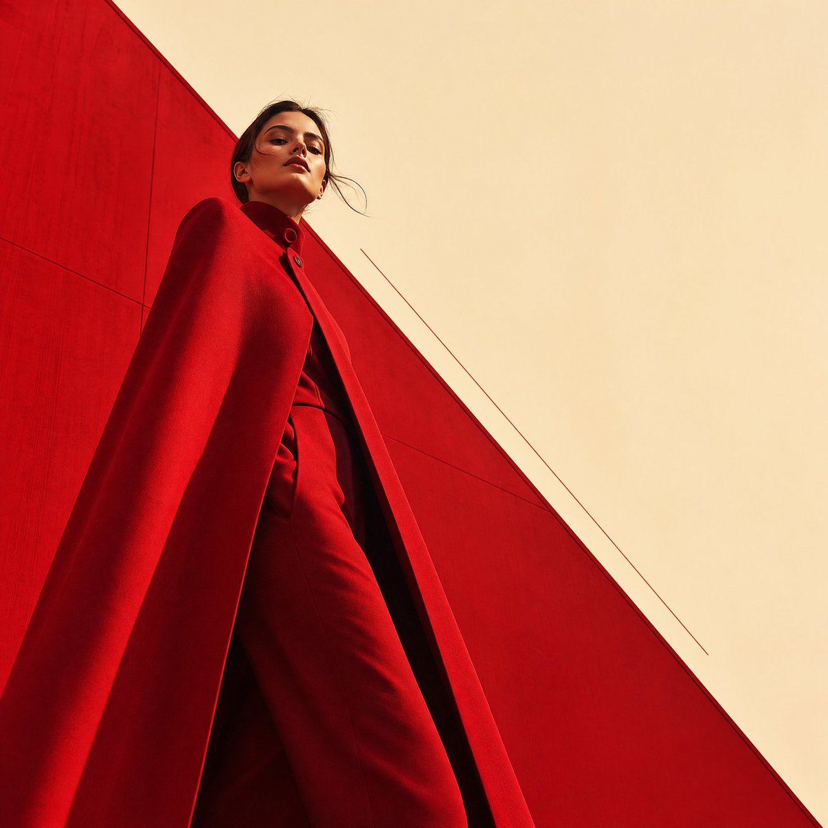 Geometric High-Fashion Editorial Portrait - 1 preview image 3