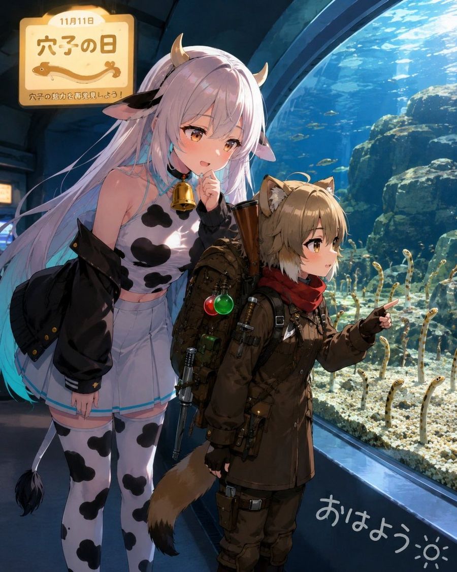动漫水族馆花园鳗鱼日 preview image 2