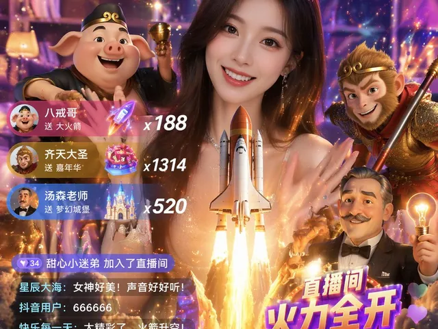 具有 3D 效果的直播 UI 模型 preview image 1