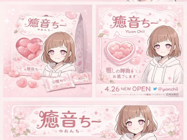 Anime Character Brand Identity & Merch Board preview image 1