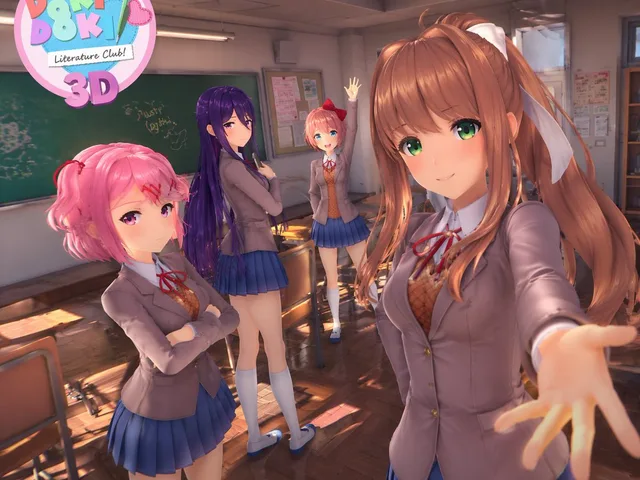 3D Anime Visual Novel Game Cover preview image 1