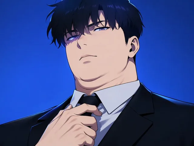 Manhwa Style Boss Adjusting Tie preview image 1