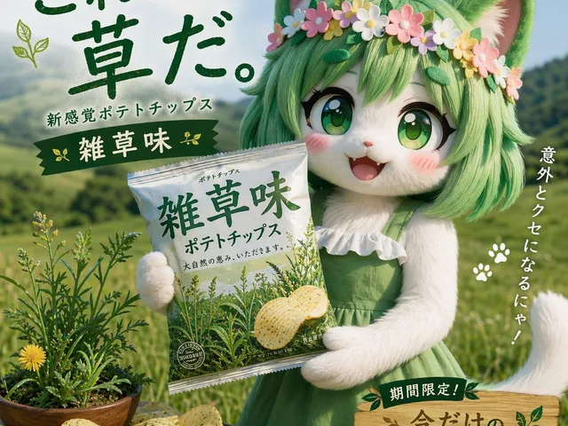 Japanese Potato Chip Advertisement preview image 1