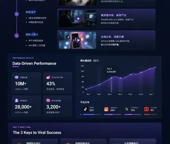 深色模式营销案例研究 UI preview image 1