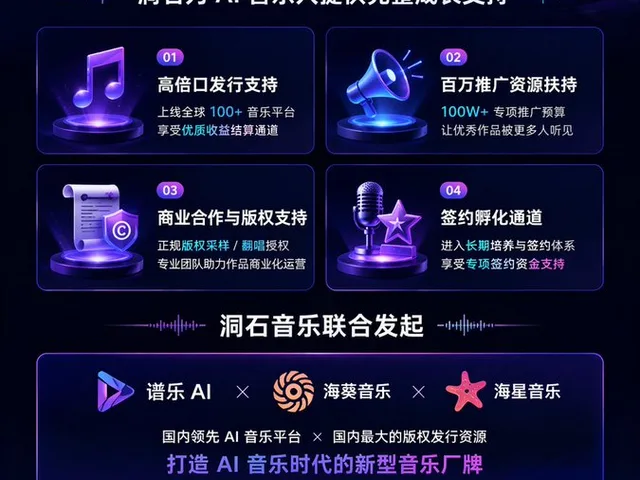 AI Music Program Promotional Infographic preview image 1