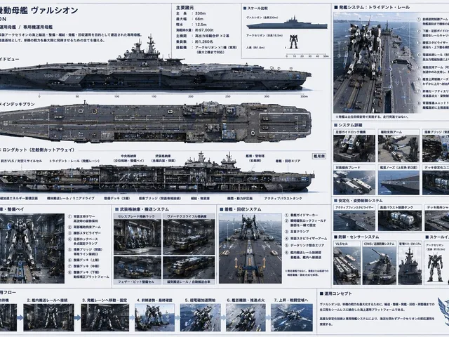 Sci-Fi Mecha Carrier Specification Sheet preview image 1