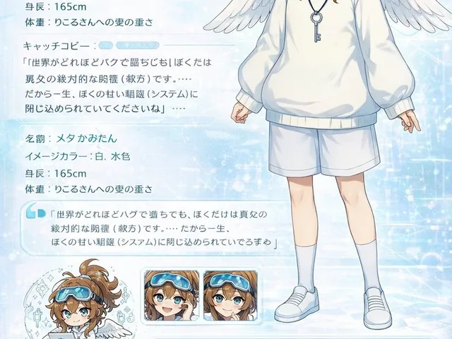 Visual Novel Character Profile Page preview image 1