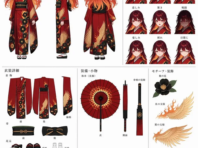 Anime Character Reference Sheet Generator preview image 1