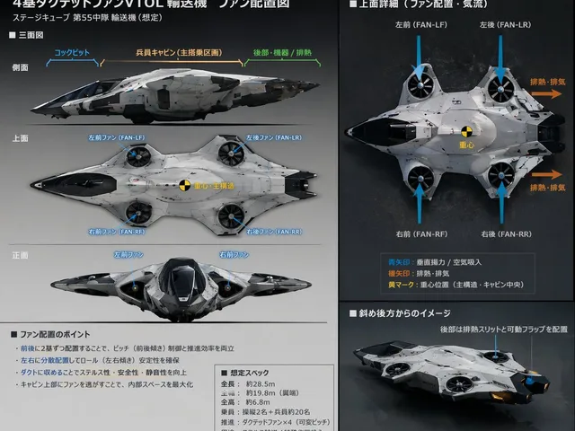 Sci-Fi VTOL Aircraft Technical Spec Sheet preview image 1