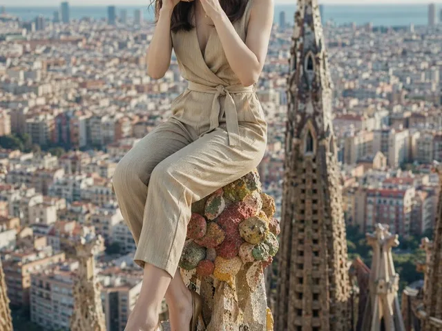 Surreal Landmark Dining Portrait preview image 1