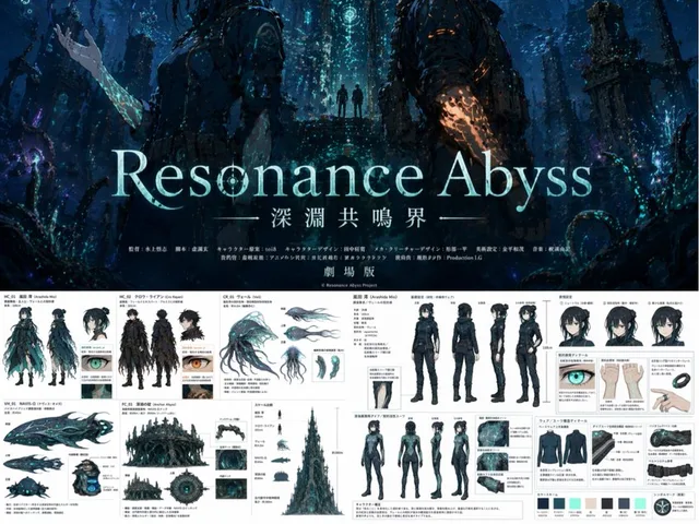 Anime Poster & Concept Art Sheet preview image 1