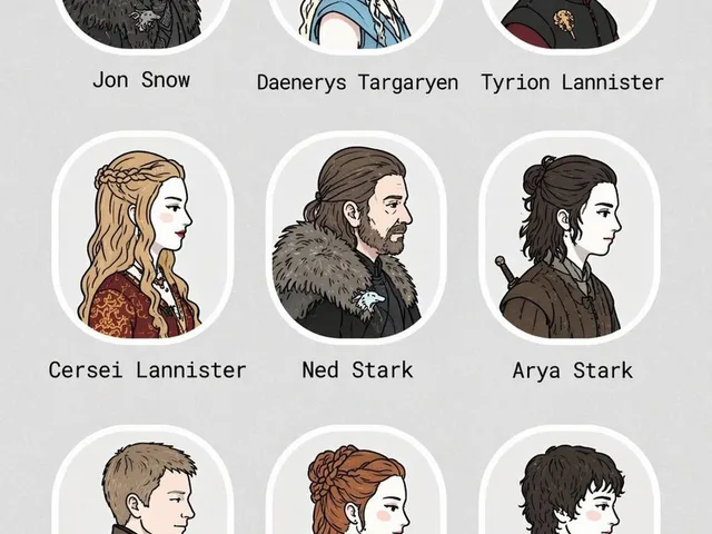 3x3 Character Portrait Grid preview image 1