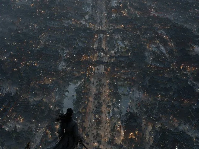 Xianxia Cityscape from God's-Eye View preview image 1