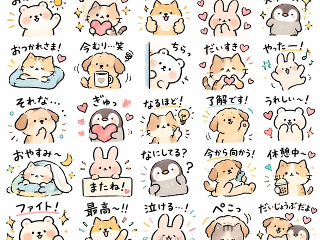 Quirky Animal Sticker Set preview image 1