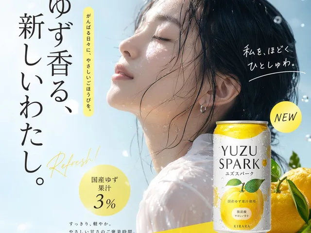 Sparkling Beverage Ad Banner preview image 1