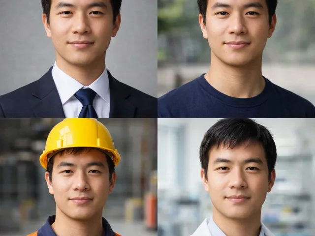 4-Panel Professional Avatar Grid preview image 1