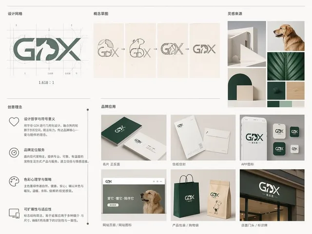 Pet Brand Identity System Board preview image 1
