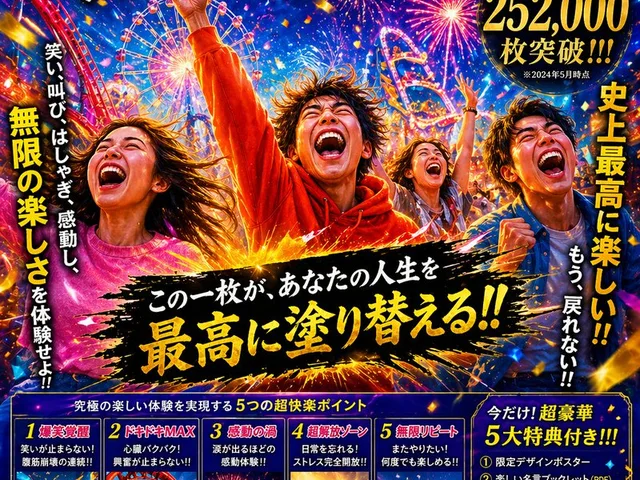 Hyper-Energetic Japanese Promo Poster preview image 1
