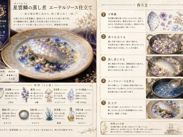 Fantasy Recipe Illustration preview image 1