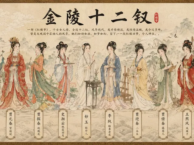 Traditional Chinese Scroll Illustration preview image 1