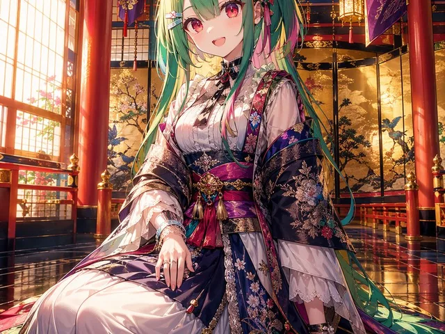 Anime Shrine Princess in Palace preview image 1