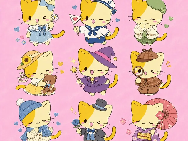 Nine Chibi Kitten Costume Variants preview image 1