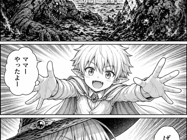 Fantasy Manga Page in Forest preview image 1