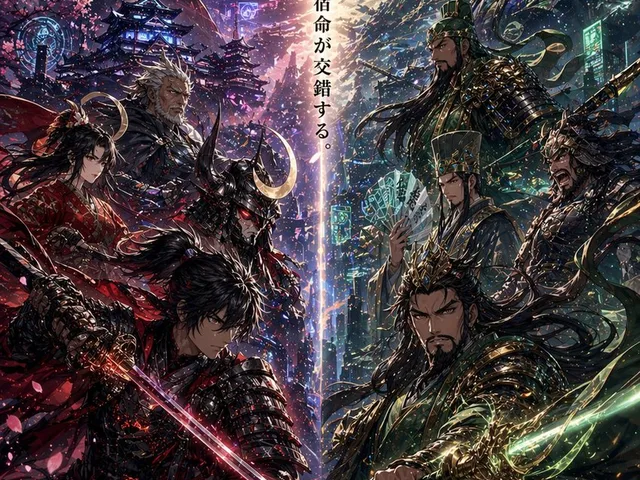 Sengoku vs Sangoku Crossover Poster preview image 1