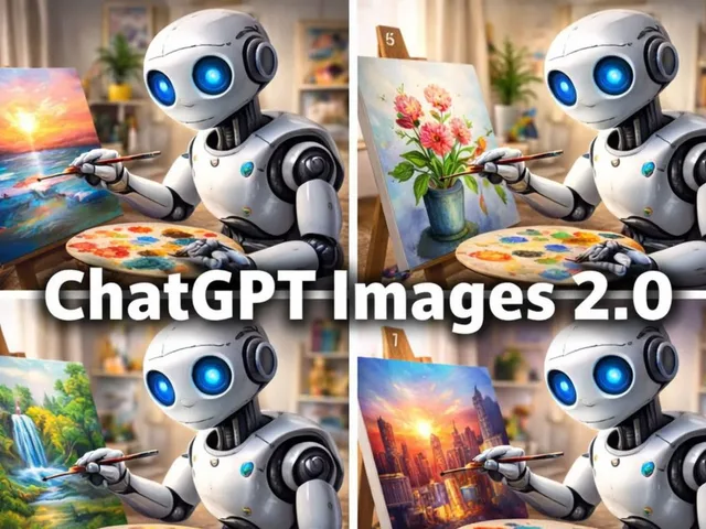 Robot Painter Collage Ad preview image 1