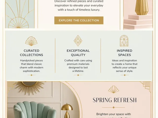 Luxury Art Deco Home Decor Email preview image 1
