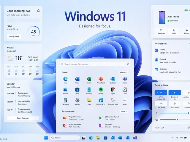 Windows 11 Focus UI Showcase preview image 1