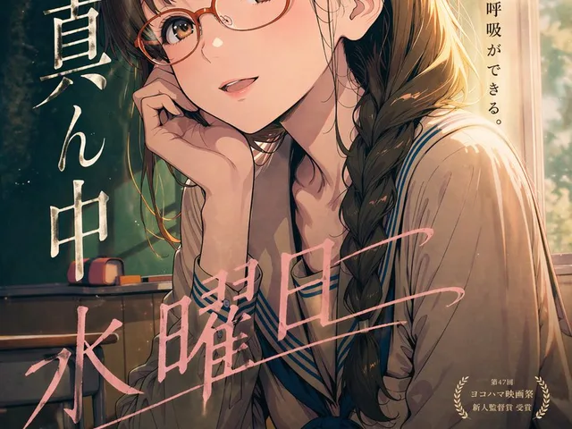 Cinematic Wednesday Anime Poster preview image 1