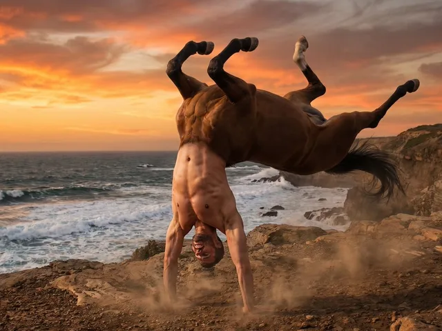 Centaur handstand prompt for GPT Image 2 preview image 1